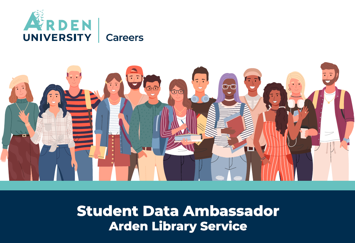 Arden University Careers - image of diverse range of people representing our Student Data Ambassadors